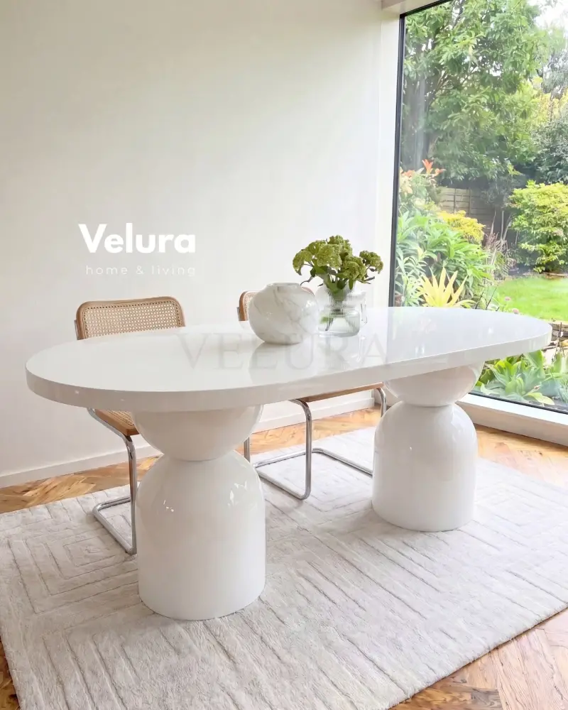 Lura Yemek Masası - Beyaz Lura Yemek Masası - Beyaz