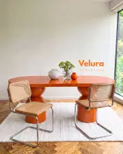 Lura Yemek Masası - Turuncu