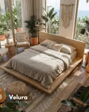 Voga Karyola - Naturel
