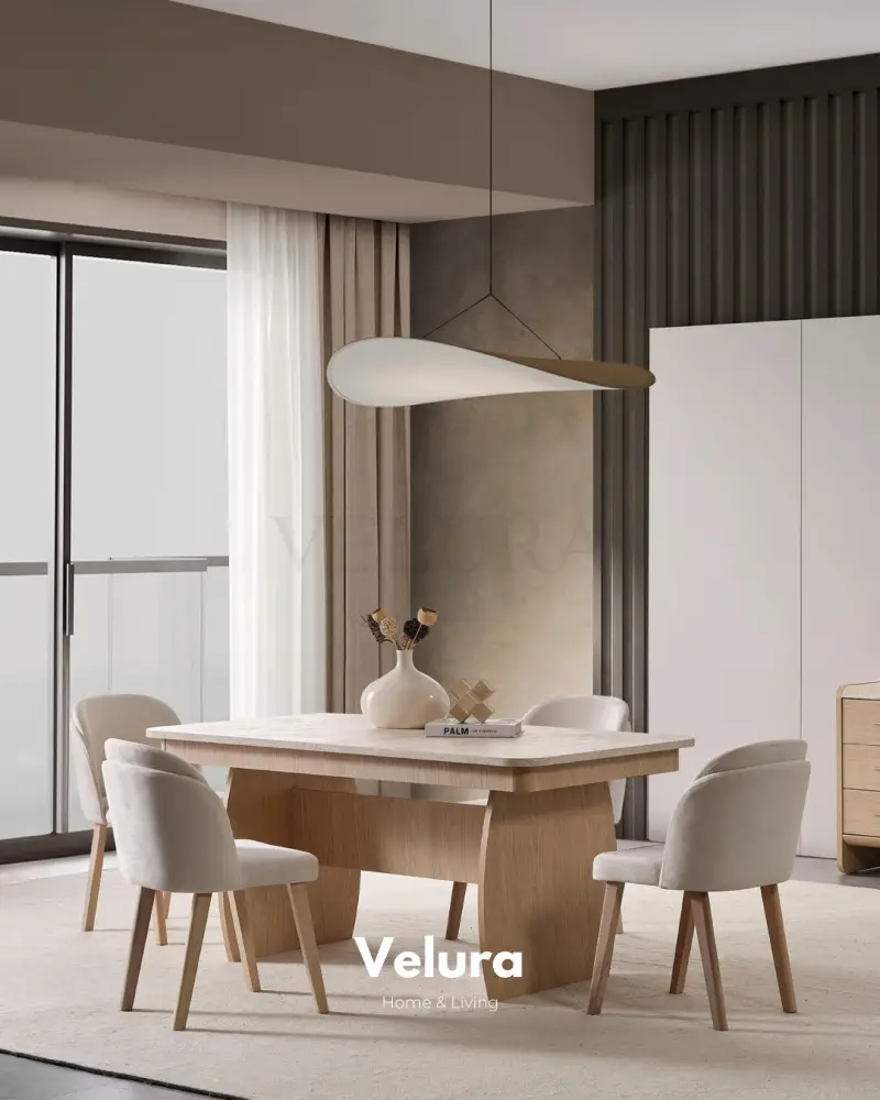 Defne Yemek Masası - Natural Meşe