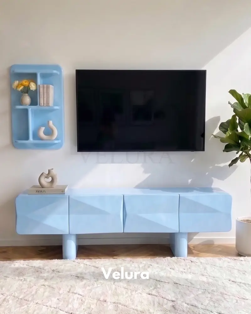 Lura Tv Ünitesi - Açık Mavi