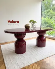Lura Yemek Masası - Bordo