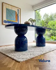 Lura Yemek Masası - Lacivert