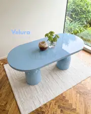 Lura Yemek Masası - Açık Mavi