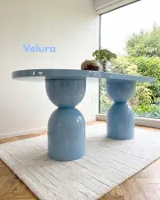Lura Yemek Masası - Açık Mavi