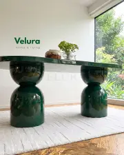 Lura Yemek Masası - Yeşil