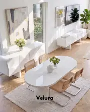 Lura Yemek Takımı - Beyaz