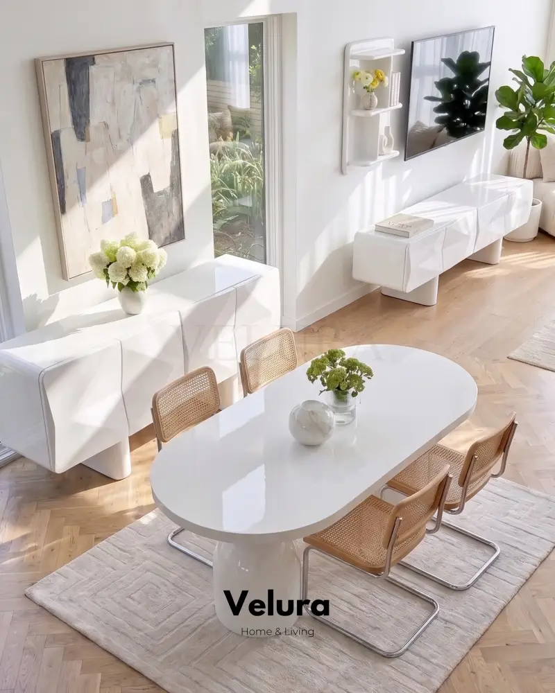Lura Yemek Takımı - Beyaz