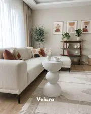 Maco Yan Sehpa - Beyaz