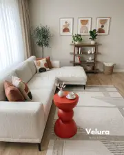 Maco Yan Sehpa - Kırmızı