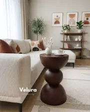Maco Yan Sehpa - Koyu Ceviz