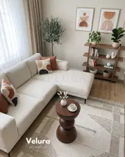 Maco Yan Sehpa - Koyu Ceviz