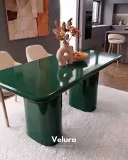 Vel Yemek Masası - Yeşil