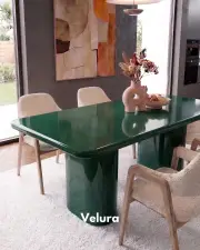Vel Yemek Masası - Yeşil