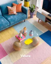 Küre Orta Sehpa - Meşe Top - Yuvarlak - Şeffaf Cam