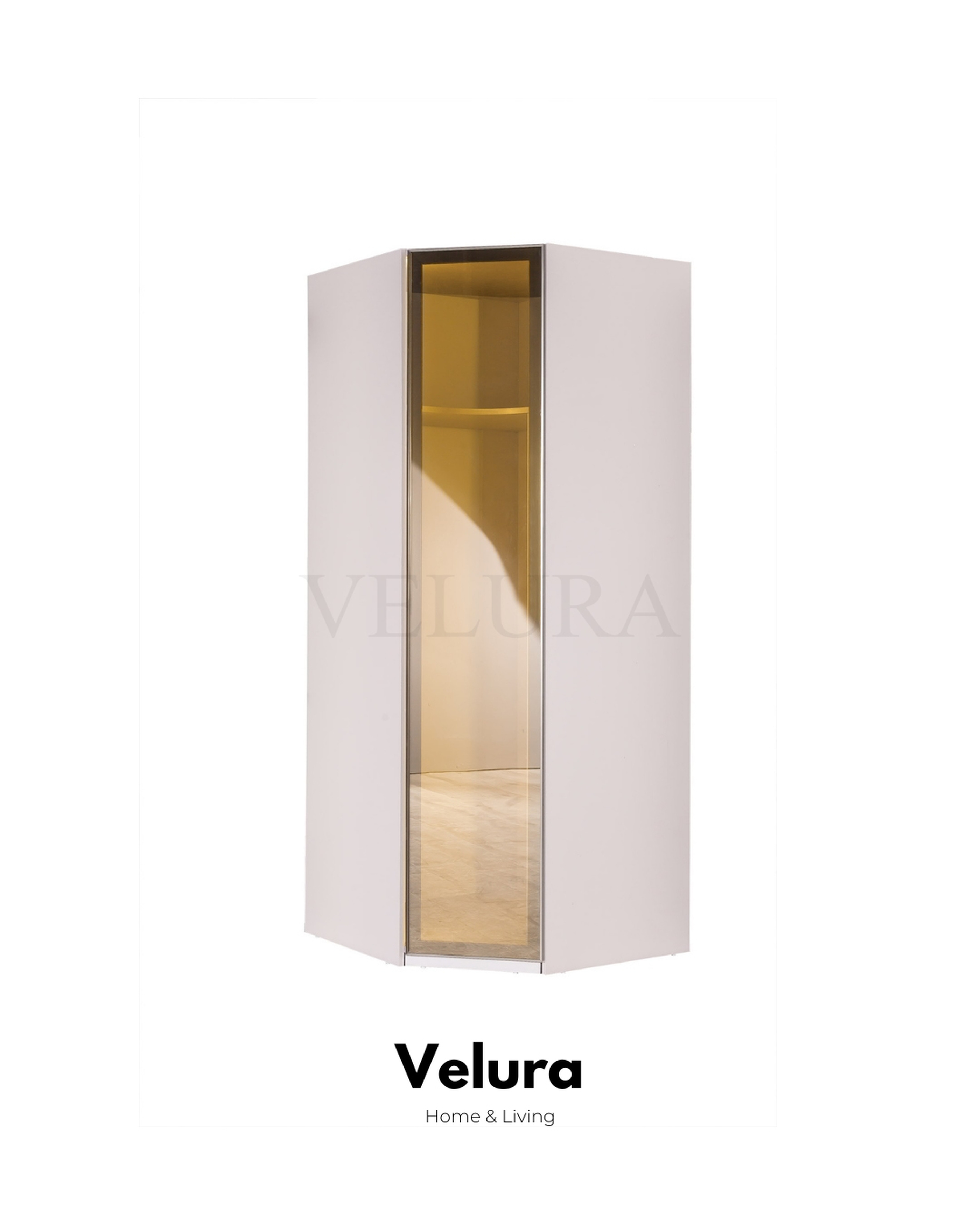 Velura Home köşe dolap modeli 9 kapılı