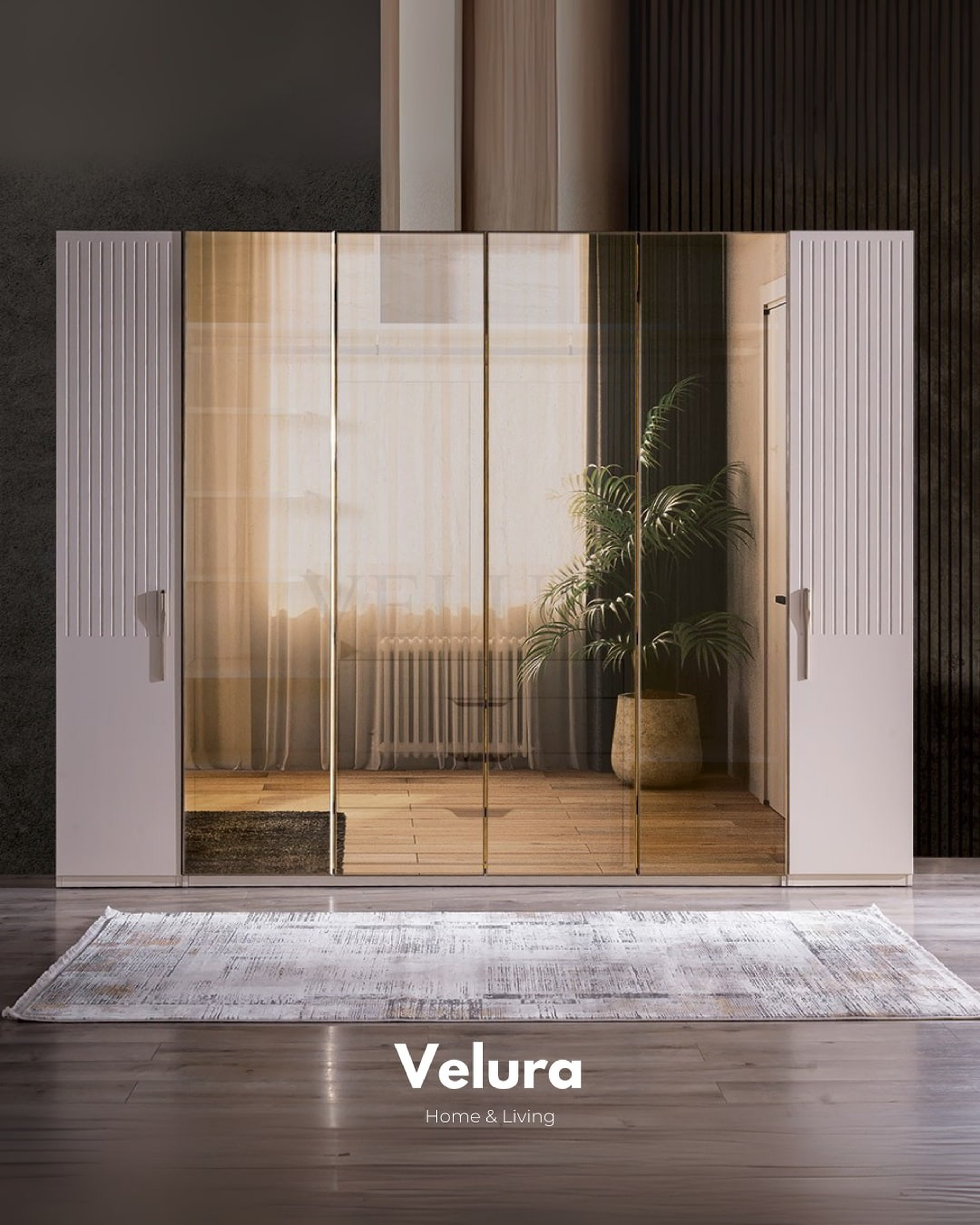 Velura Home Tress yatak odası seti V2