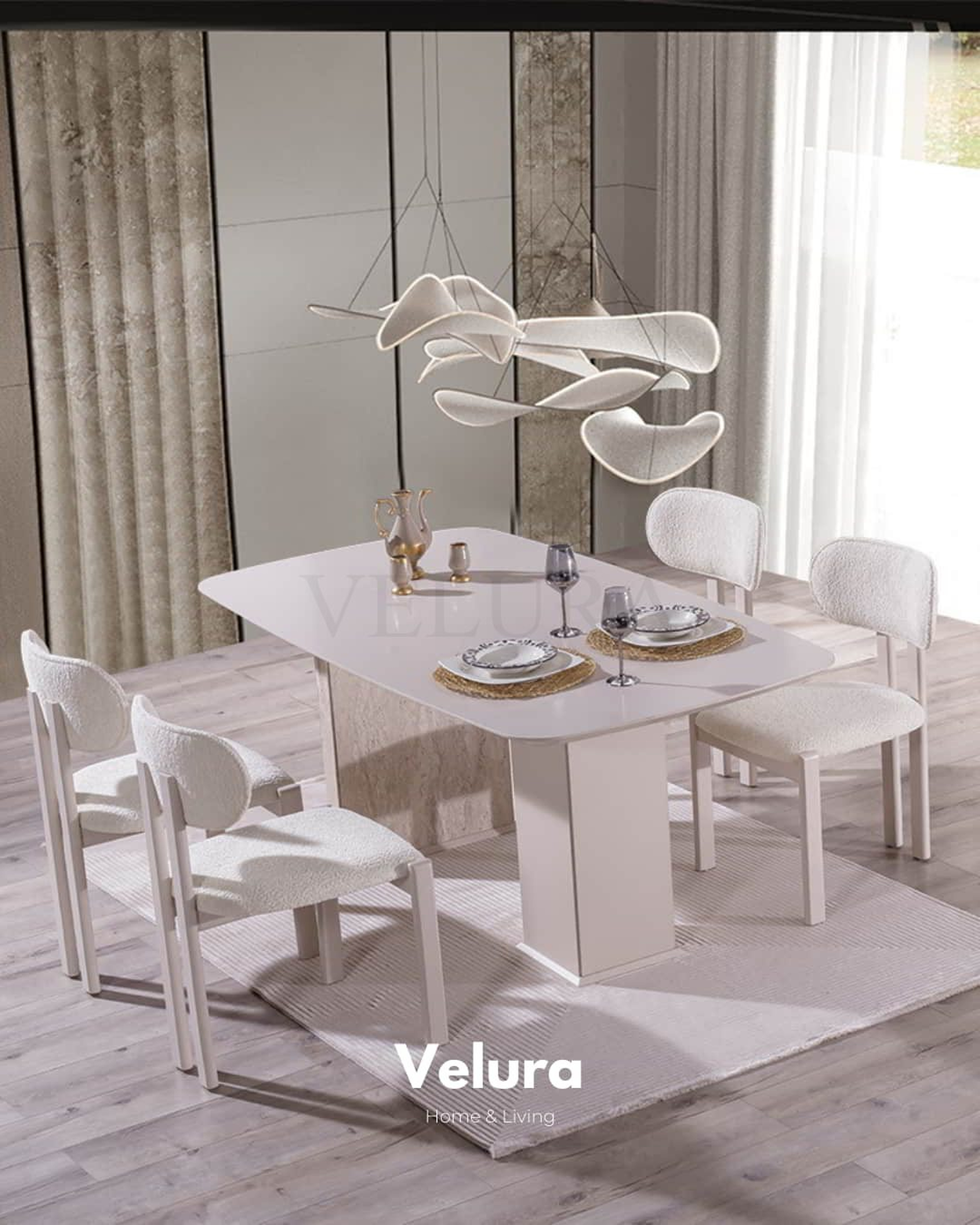 Velura Home Tress Yemek Takımı modeli