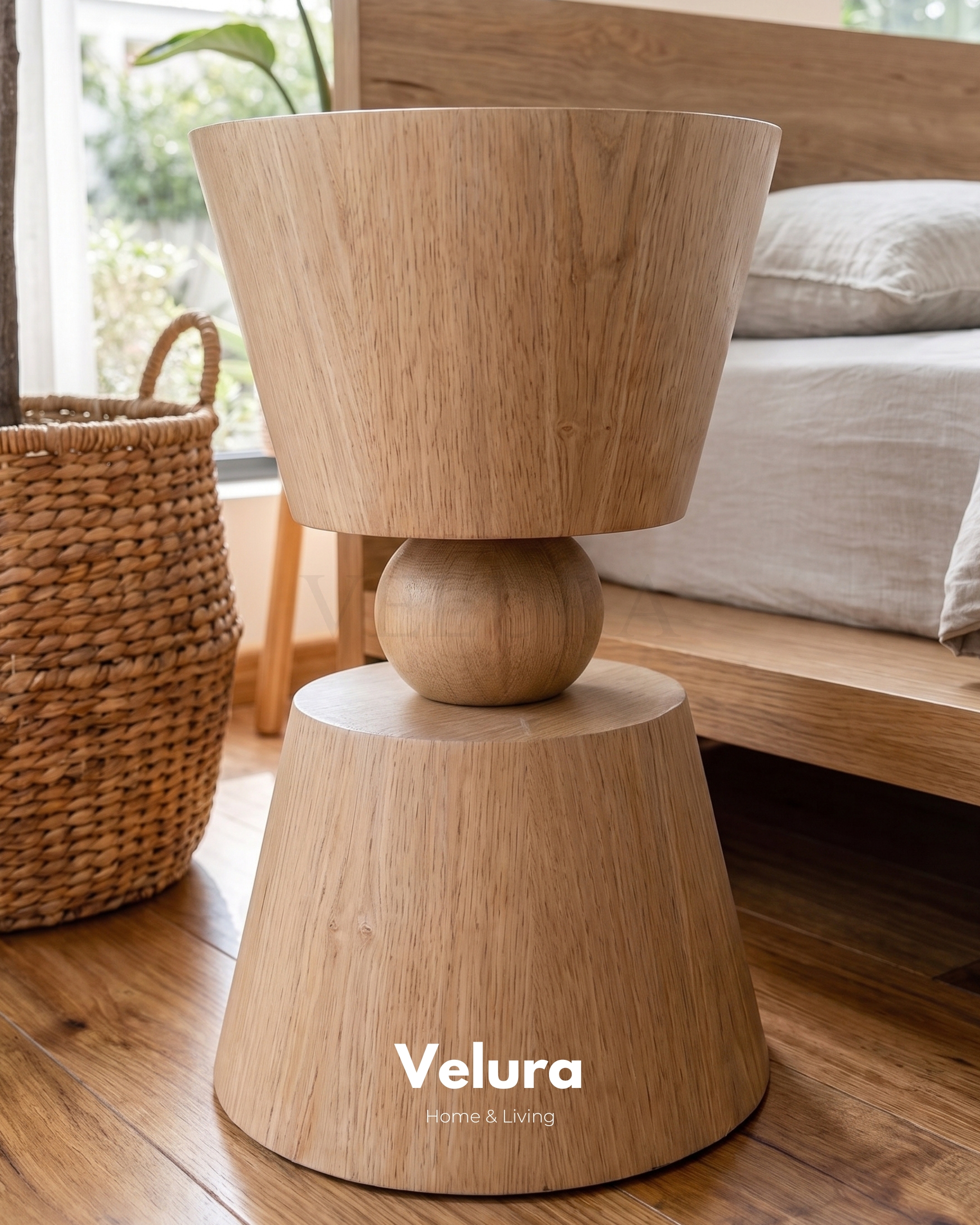Voga Yan Sehpa Naturel fiberglass gövde