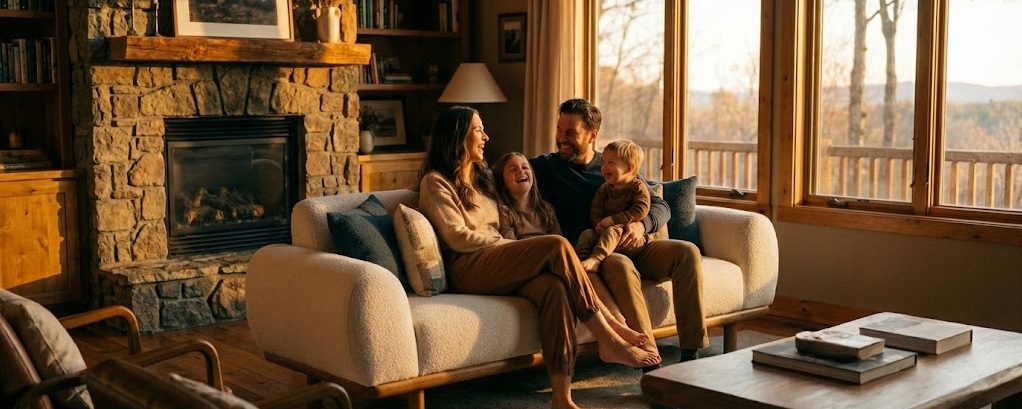 Konforlu alanlar, mutlu yaşamlar